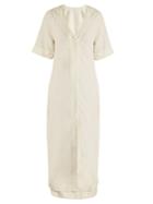Equipment Atyley V-neck Silk-blend Dress