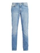Matchesfashion.com Frame - L'homme Washed Slim Fit Jeans - Mens - Light Blue