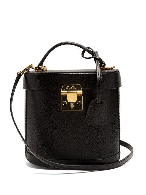 Matchesfashion.com Mark Cross - Benchley Grained Leather Shoulder Bag - Womens - Black