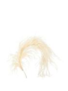 Matchesfashion.com Philippa Craddock - Feather Trimmed Headband - Womens - White