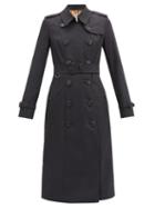 Matchesfashion.com Burberry - Chelsea Cotton-gabardine Trench Coat - Womens - Navy