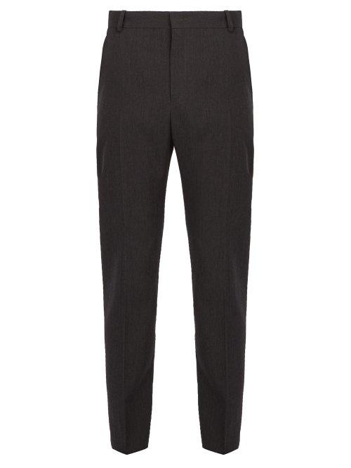 Matchesfashion.com Isabel Marant - Owen Wool Trousers - Mens - Dark Grey