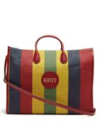 Matchesfashion.com Gucci - Baiadera-striped Canvas Tote Bag - Mens - Multi