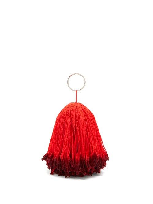 Matchesfashion.com Calvin Klein 205w39nyc - Wkaa16 Tassel Belt Charm - Womens - Red Multi