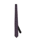 Matchesfashion.com Prada - Frankenstein Hand Print Silk Twill Tie - Mens - Black Multi