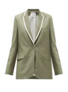 Matchesfashion.com Pallas Paris - Glasgow Single-breasted Wool Jacket - Womens - Khaki