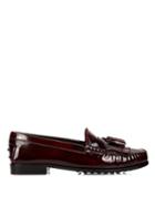 Tod's Cuoio Tassel Patent-leather Loafers