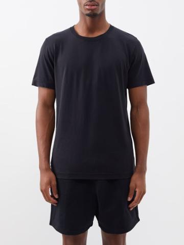 Cdlp - Pack Of Three Crew-neck Jersey T-shirts - Mens - Black