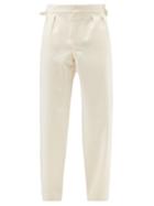 Maison Margiela - Tailored Wool Trousers - Mens - White