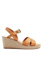 A.p.c. Classic Leather And Suede Wedges