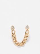 Zo Chicco - Diamond & 14kt Gold Single Earring - Womens - Gold Multi