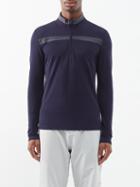 Capranea - Hunt Striped Jersey Base-layer Top - Mens - Navy