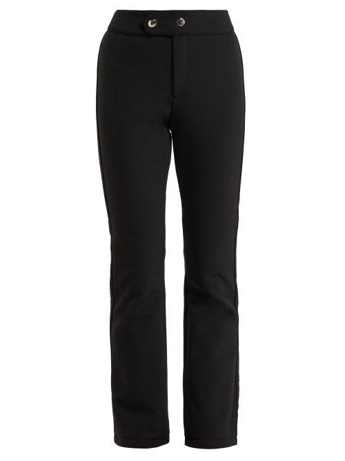 Matchesfashion.com Bogner - Emilia Kick Flare Stretch Jersey Ski Trousers - Womens - Black