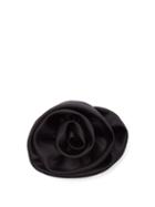 Matchesfashion.com Sophie Buhai - Rose Satin Hair Tie - Womens - Black