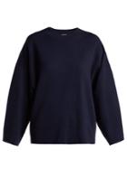 Allude Wide-sleeve Wool Sweater