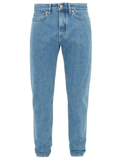 Matchesfashion.com King & Tuckfield - Aubrey Selvedge Denim Slim Leg Jeans - Mens - Blue