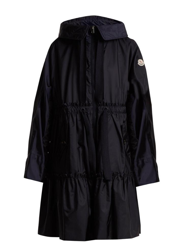 Moncler Ruffle-tiered Nylon Parka