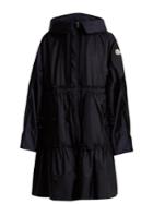 Moncler Ruffle-tiered Nylon Parka