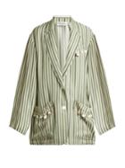 Sonia Rykiel Striped Shell-embellished Jacket