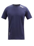 Matchesfashion.com Soar - Tech-t 2.5 Mesh-jersey T-shirt - Mens - Navy