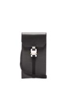 Matchesfashion.com 1017 Alyx 9sm - Mini Safety Buckle Leather Pouch - Mens - Black
