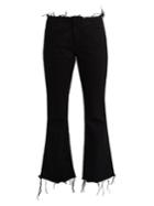 Marques'almeida Frayed-edge Cropped Flared Jeans