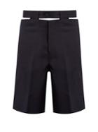 Marni Cut-out Belt Twill Shorts