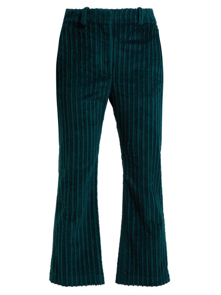Altuzarra Adler Cropped Corduroy Trousers