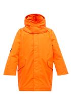 Matchesfashion.com Raf Simons X Templa - Oversized Padded Longline Ski Jacket - Mens - Orange