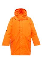Matchesfashion.com Raf Simons X Templa - Oversized Padded Longline Ski Jacket - Mens - Orange