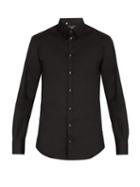 Matchesfashion.com Dolce & Gabbana - Johnny Cotton Blend Shirt - Mens - Black
