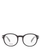 Matchesfashion.com Dior - Diorblacksuit Round Acetate Glasses - Mens - Black