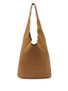 Matchesfashion.com The Row - Bindle Three Leather Bucket Bag - Womens - Khaki