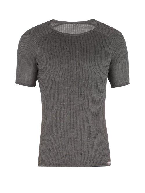 Matchesfashion.com Caf Du Cycliste - Gabrielle Wool And Silk Blend T Shirt - Mens - Grey