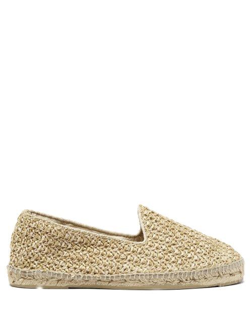 Matchesfashion.com Maneb - Yucatan Raffia Espadrilles - Mens - Cream