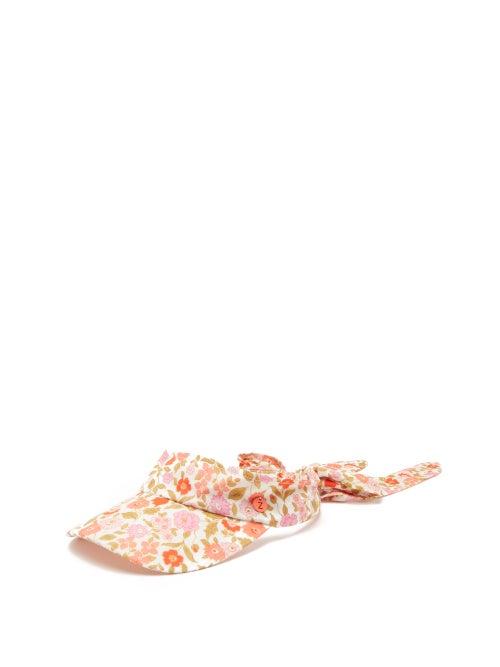 Matchesfashion.com Zimmermann - Floral Print Cotton Visor - Womens - Pink