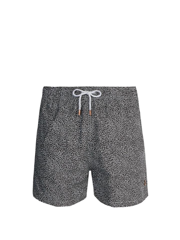 Retromarine Japanese Rice-print Swim Shorts