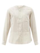 Matchesfashion.com Pro - Pinstripe Cotton Shirt - Mens - Cream