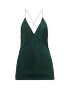 Haider Ackermann - Kuiper V-neck Crepe Cami Top - Womens - Green