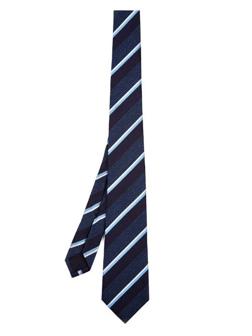 Gucci Striped Silk-blend Tie