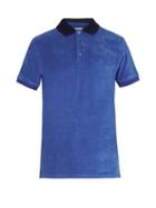 Matchesfashion.com Vilebrequin - Pacific Cotton Blend Terry Polo Shirt - Mens - Blue Multi