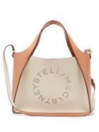 Matchesfashion.com Stella Mccartney - Stella Large Bicolour Faux-leather Tote Bag - Womens - White Multi