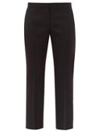 Matchesfashion.com Alexander Mcqueen - Wool Twill Tailored Trousers - Womens - Black