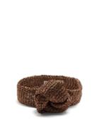 Matchesfashion.com Reinhard Plank Hats - Rox Woven Straw Headband - Womens - Brown