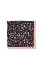 Paul Smith Floral-print Cotton Pocket Square
