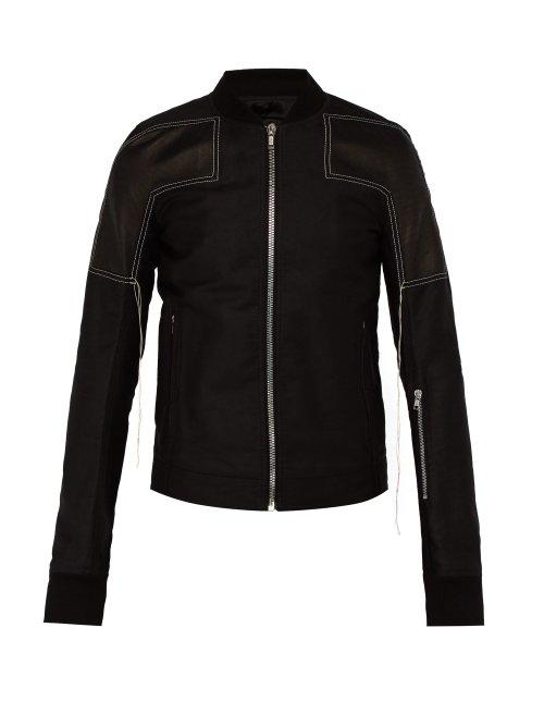 Matchesfashion.com Rick Owens - Loose Thread Cotton Jacket - Mens - Black