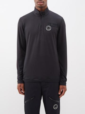 Sportalm - Quarter-zip Thermal Base-layer Top - Mens - Black