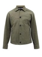 Frame - Cotton-twill Jacket - Mens - Khaki