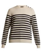 A.p.c. Petra Striped Wool Sweater