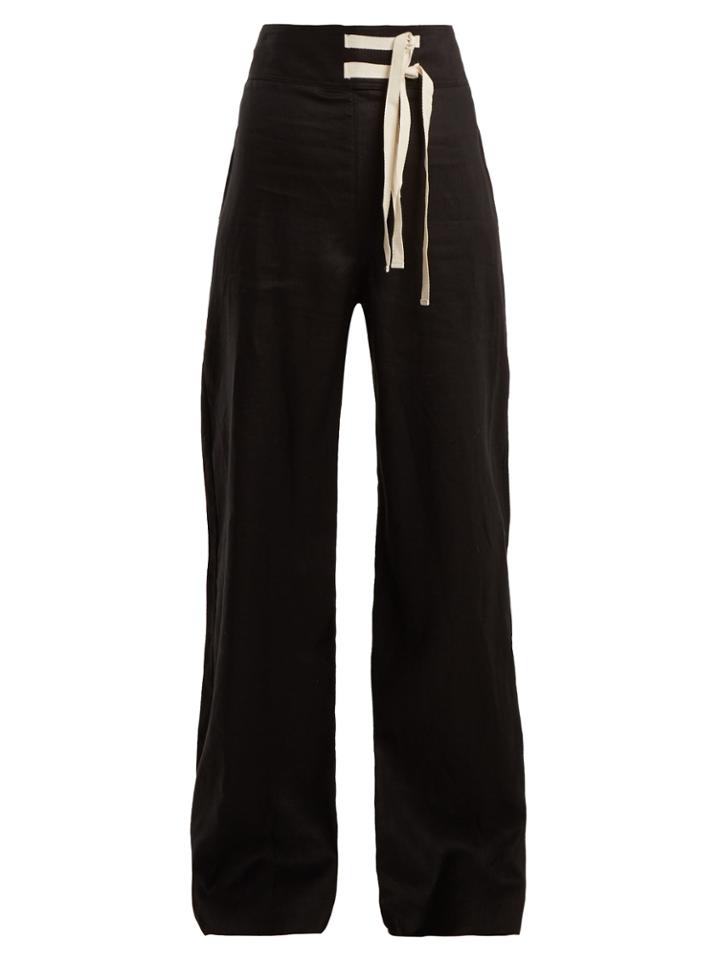 Albus Lumen Jane High-rise Linen Trousers
